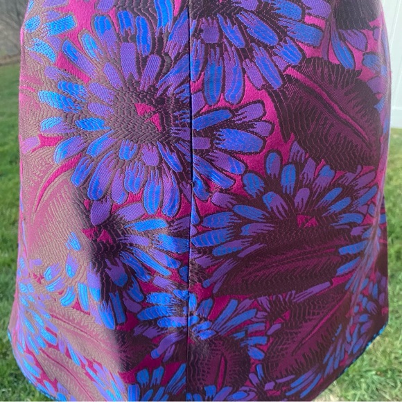 J. Crew Floral Jacquard Midnight Floral Mini Skirt - Picture 13 of 16